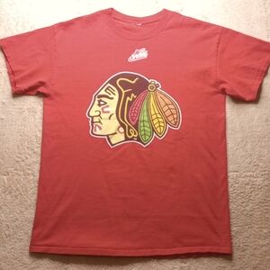 Vintage Chicago Blackhawks WHL Shirt Medium Center Logo Western Hockey League